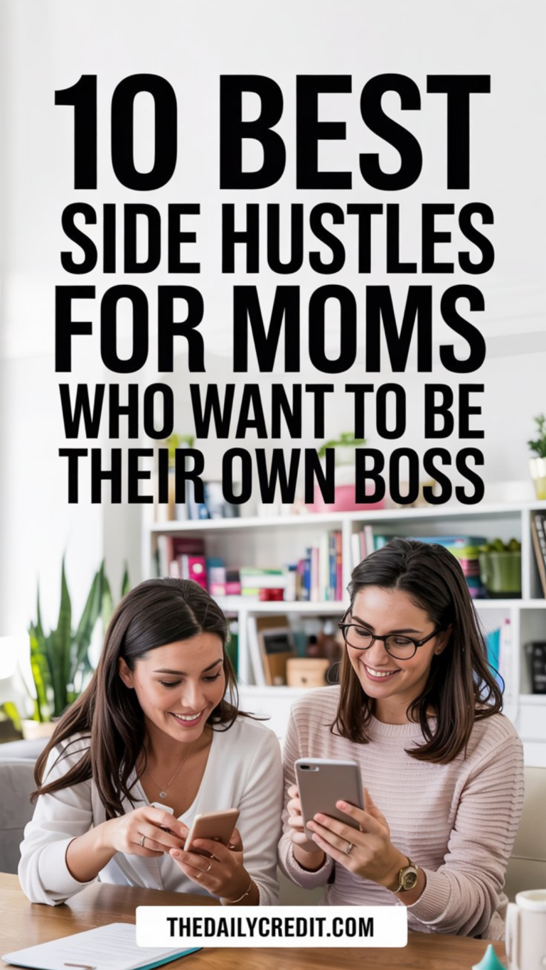 10 Best Side Hustles for Moms Who Want to Be Their Own Boss
