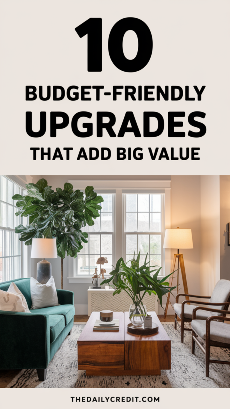 10 Budget-Friendly Upgrades That Add Big Value