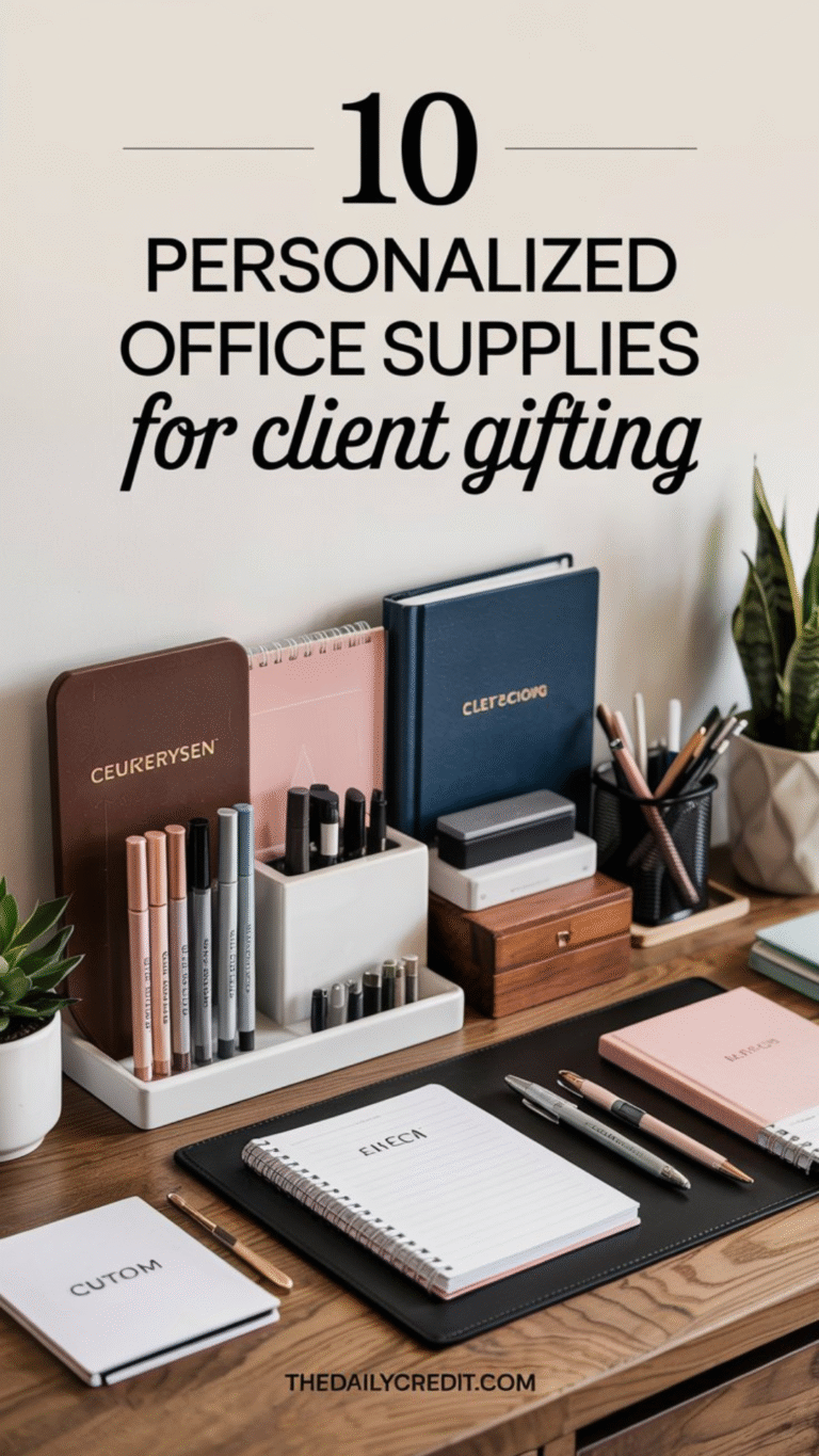 10 Personalized Gifts for Your VIP Business Clients 10 Personalized Office Supplies for Client Gifting