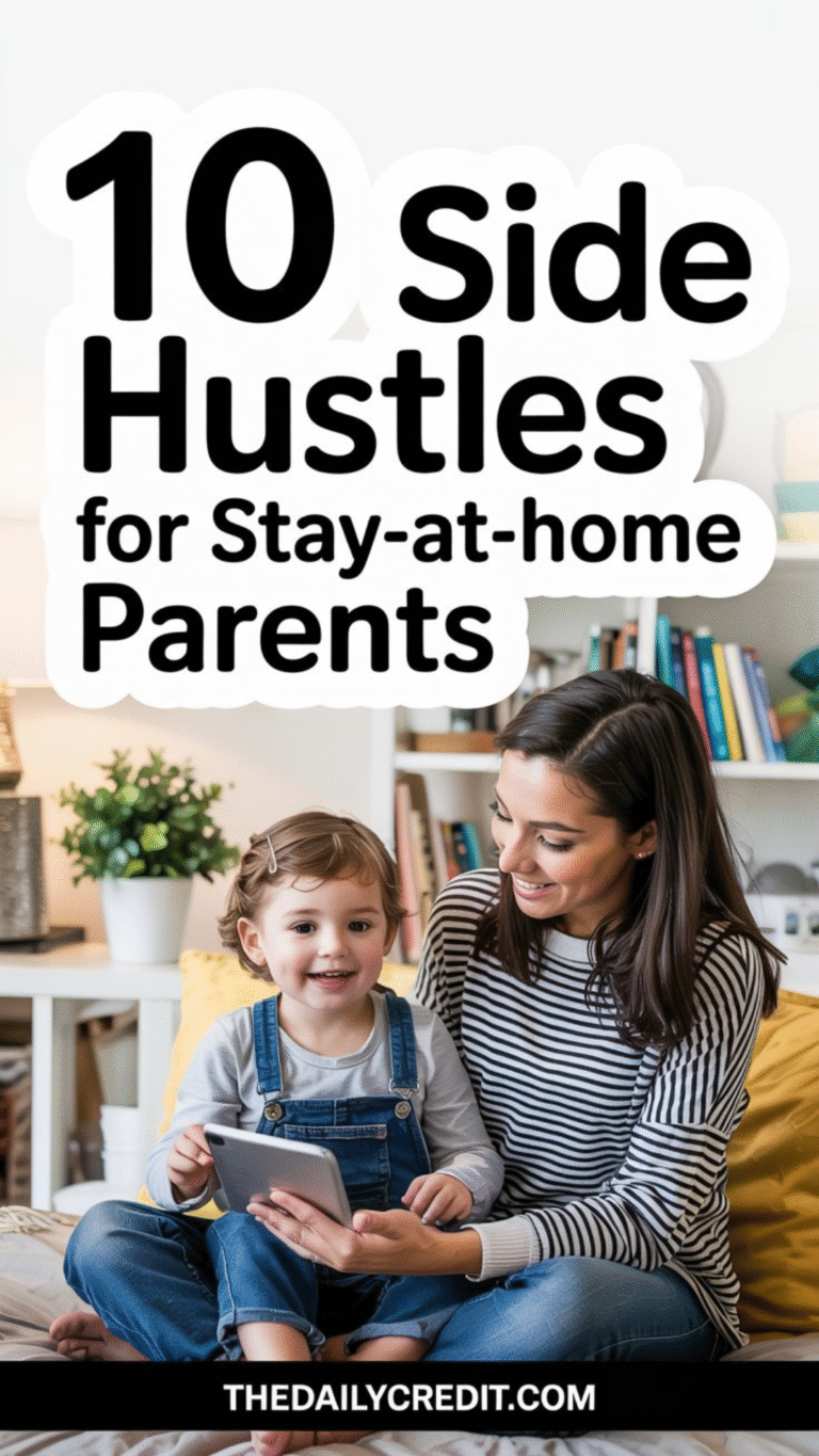 10 Side Hustles For Stay-at-Home Parents 10 Side Hustles For Stay-at-Home Parents