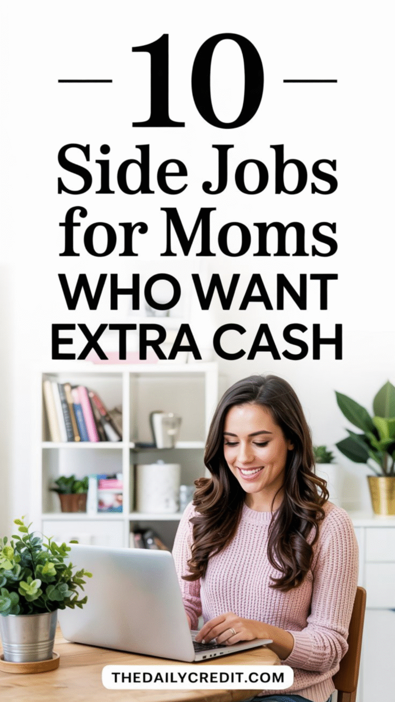 10 Side Jobs for Moms Who Want Extra Cash 10 Side Jobs for Moms Who Want Extra Cash