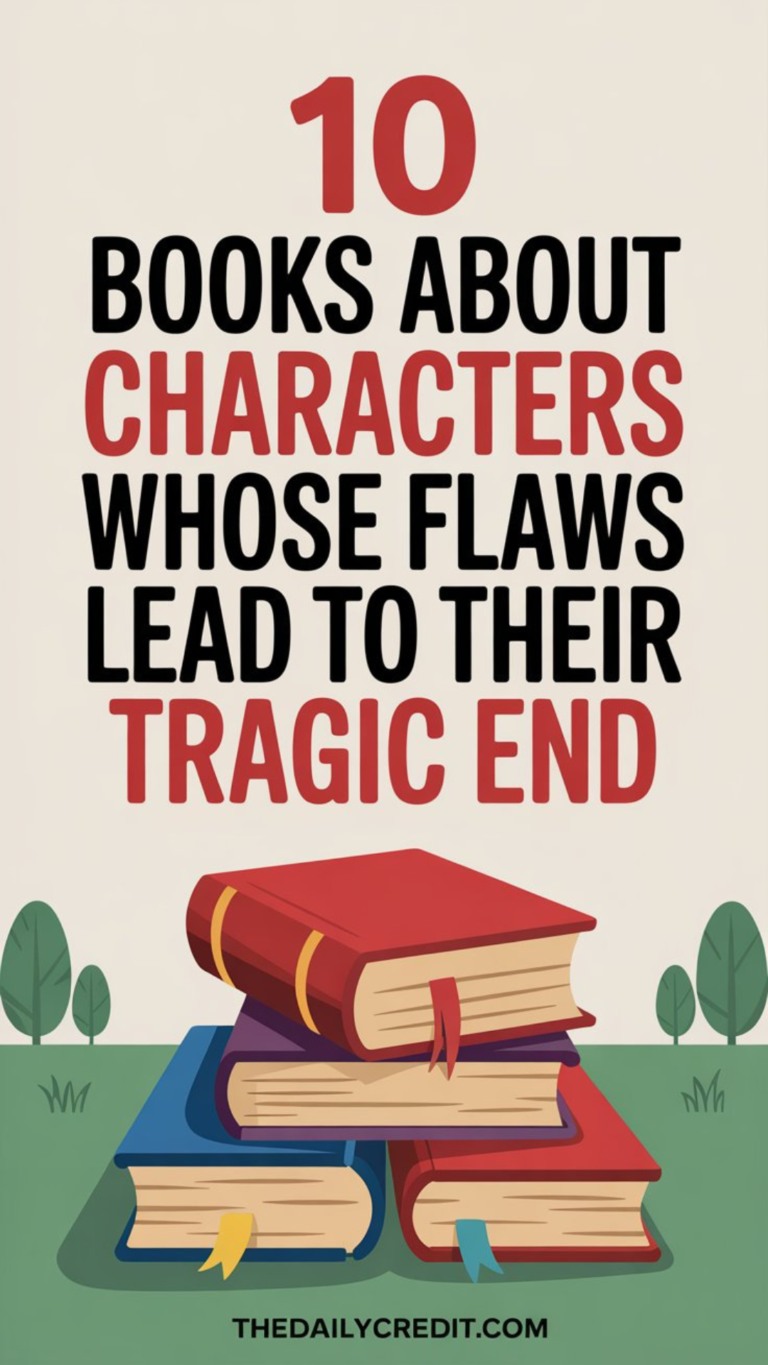 10 books about characters whose flaws lead to their tragic end
