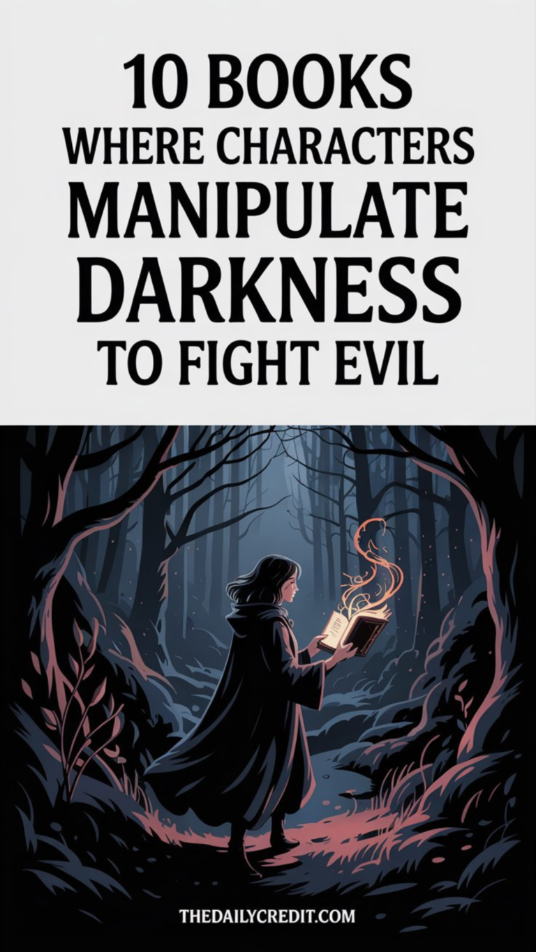 10 books where characters manipulate darkness to fight evil