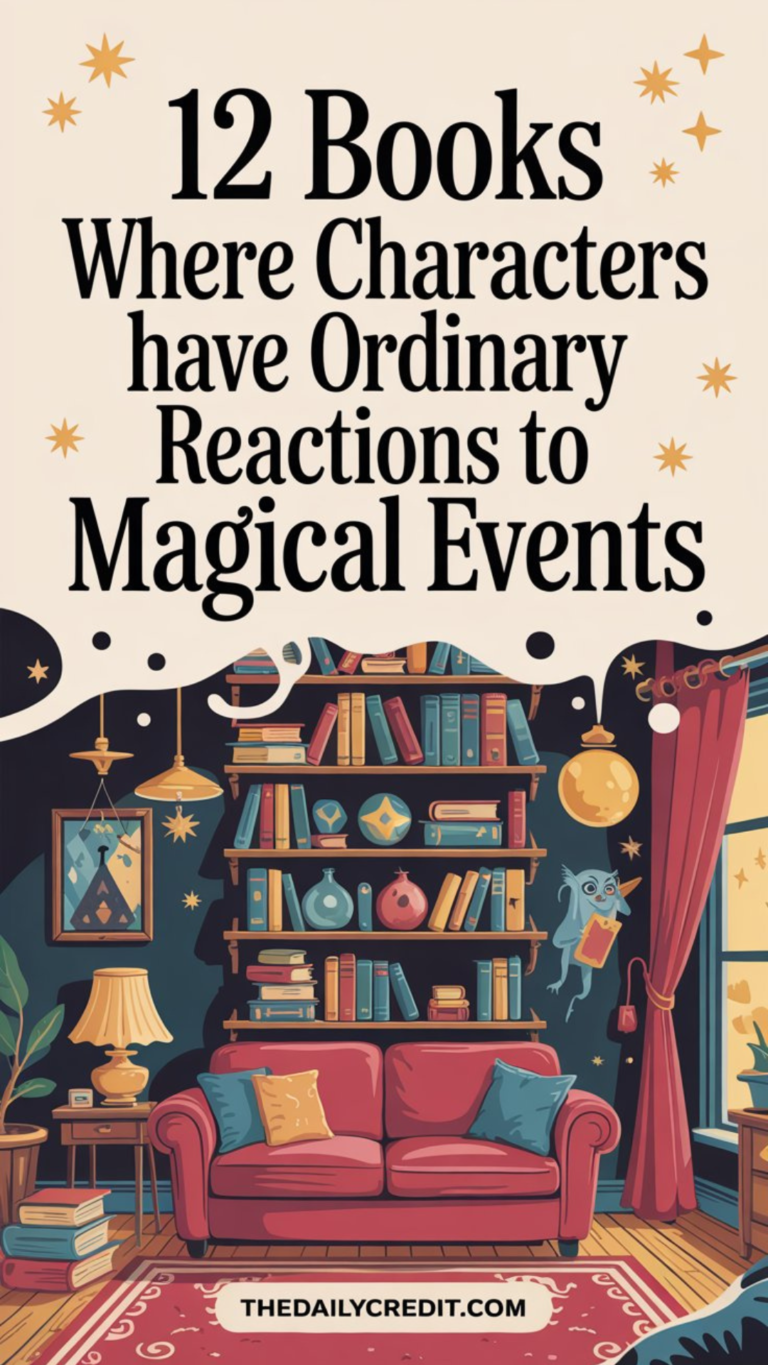 12 books where characters have ordinary reactions to magical events 12 books where characters have ordinary reactions to magical events
