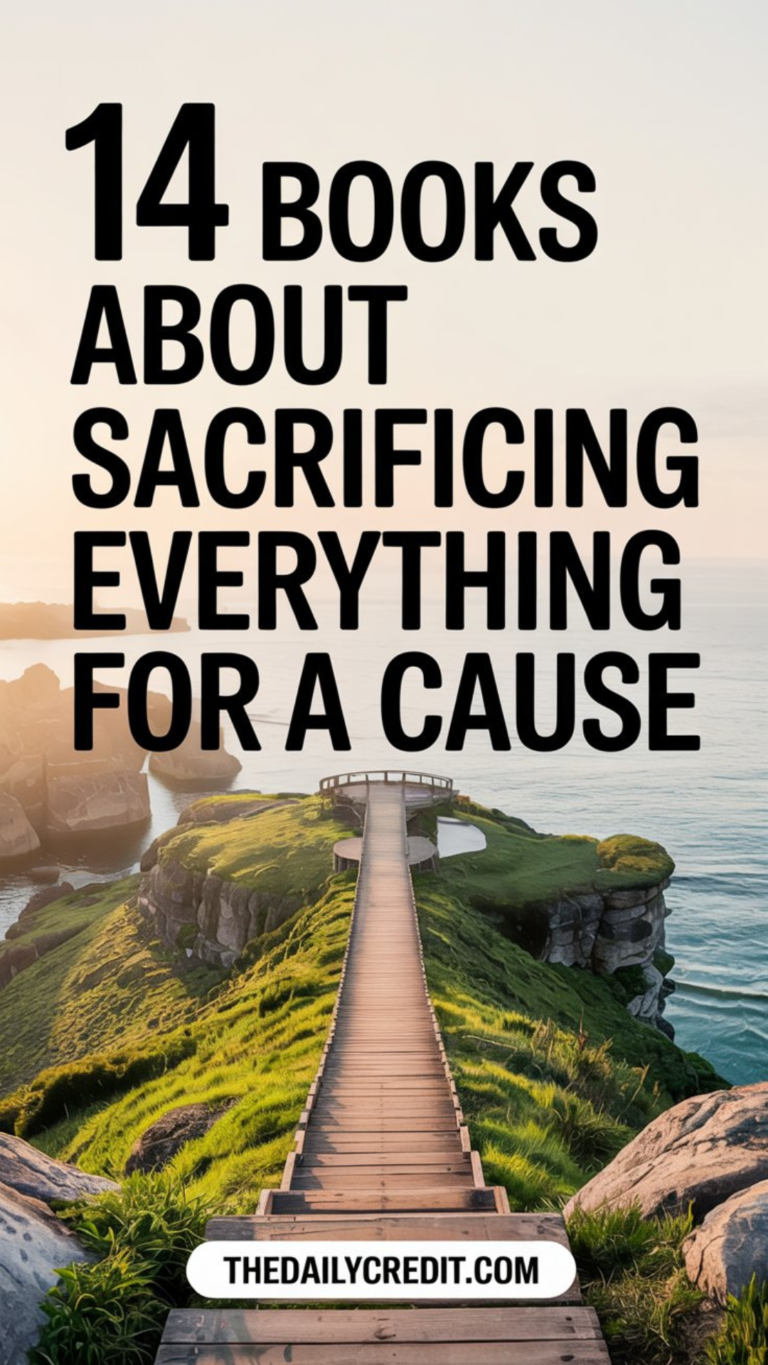 14 books about sacrificing everything for a cause