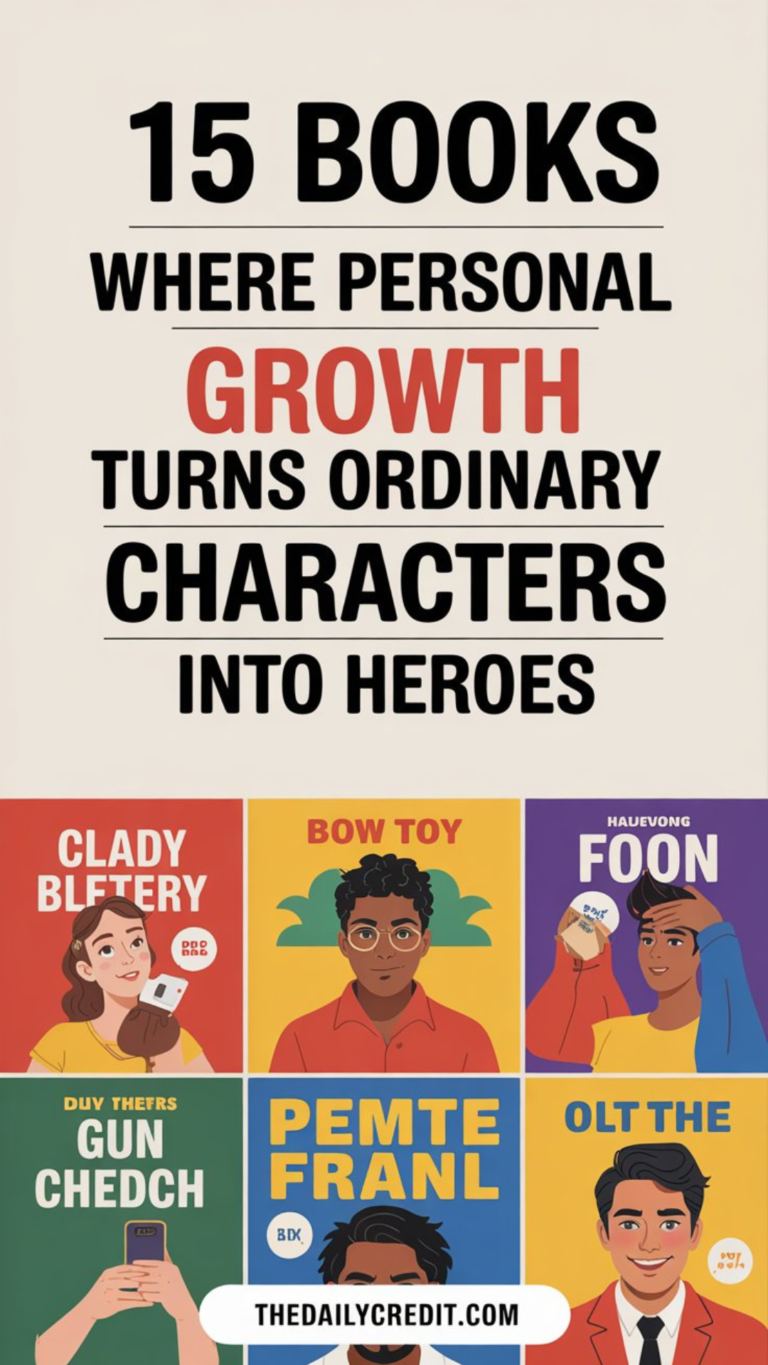15 books where personal growth turns ordinary characters into heroes
