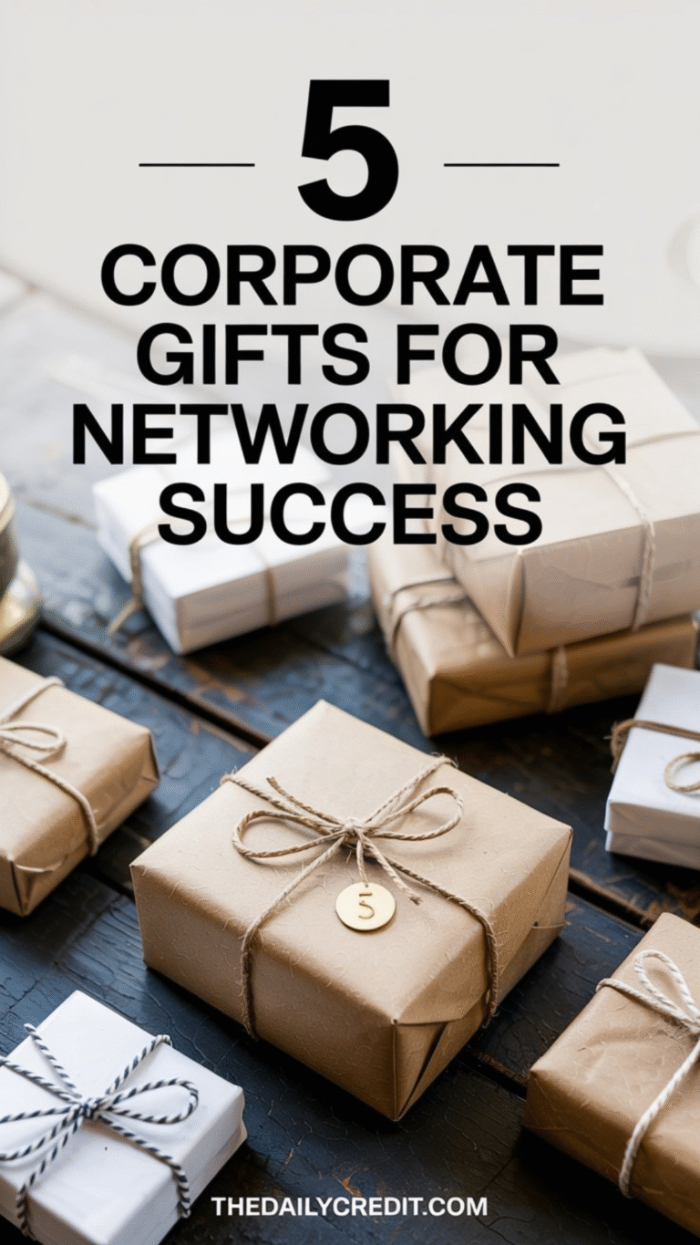 5 Corporate Gifts for Networking Success