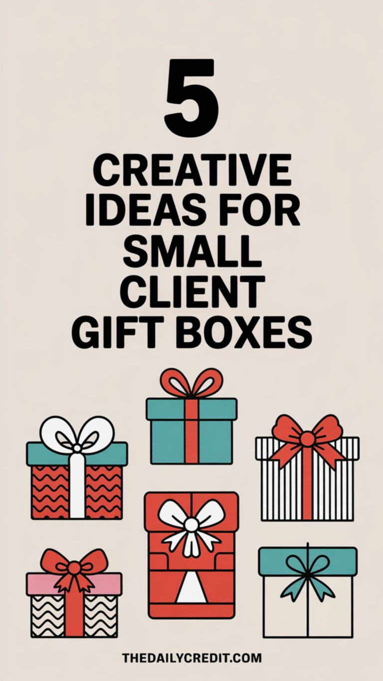 5 Creative Ideas for Small Client Gift Boxes