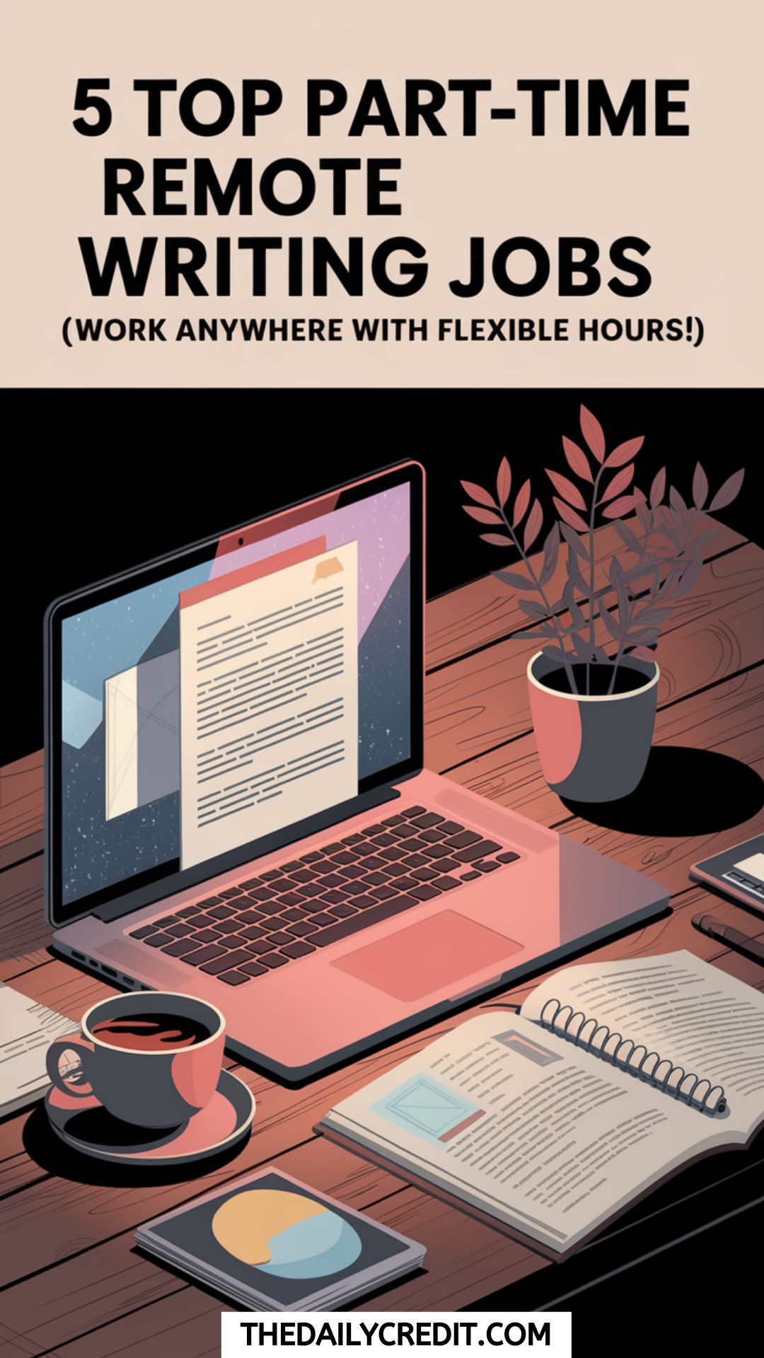 5 Top Part-Time Remote Writing Jobs (Work Anywhere with Flexible Hours!)