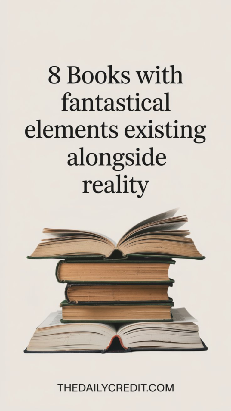 8 books with fantastical elements existing alongside reality