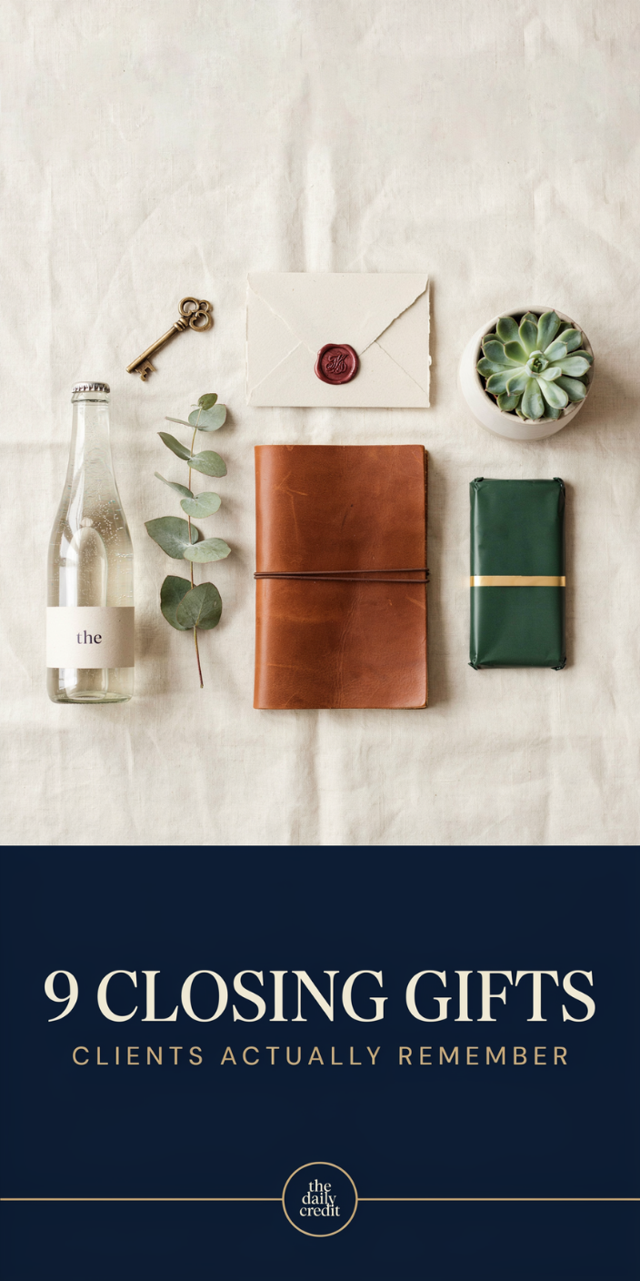 9 Closing Gifts Clients Actually Remember