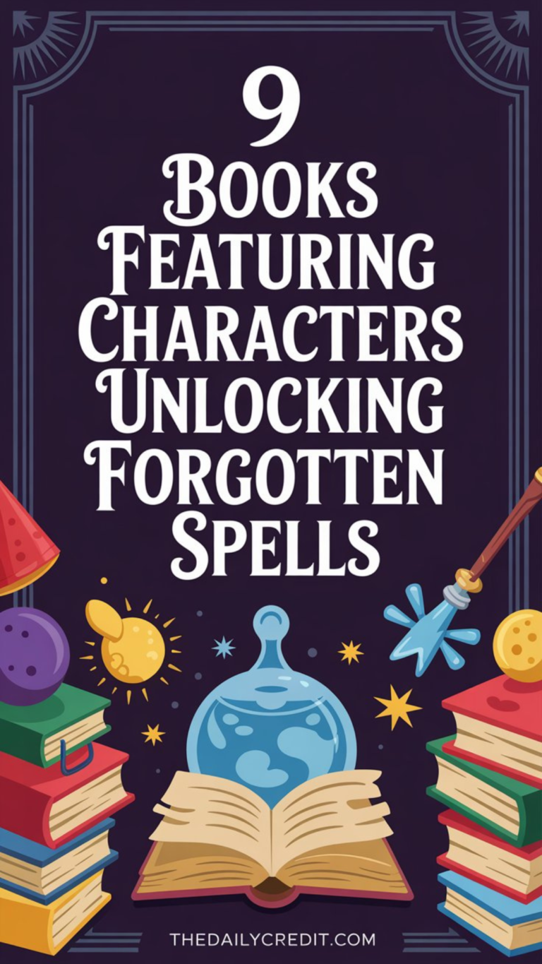 9 books featuring characters unlocking forgotten spells