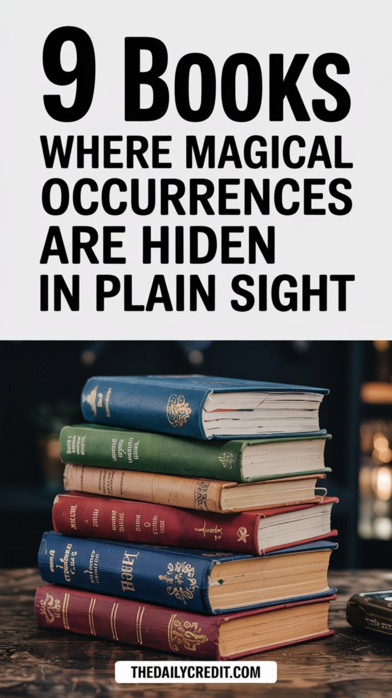 9 books where magical occurrences are hidden in plain sight 9 books where magical occurrences are hidden in plain sight