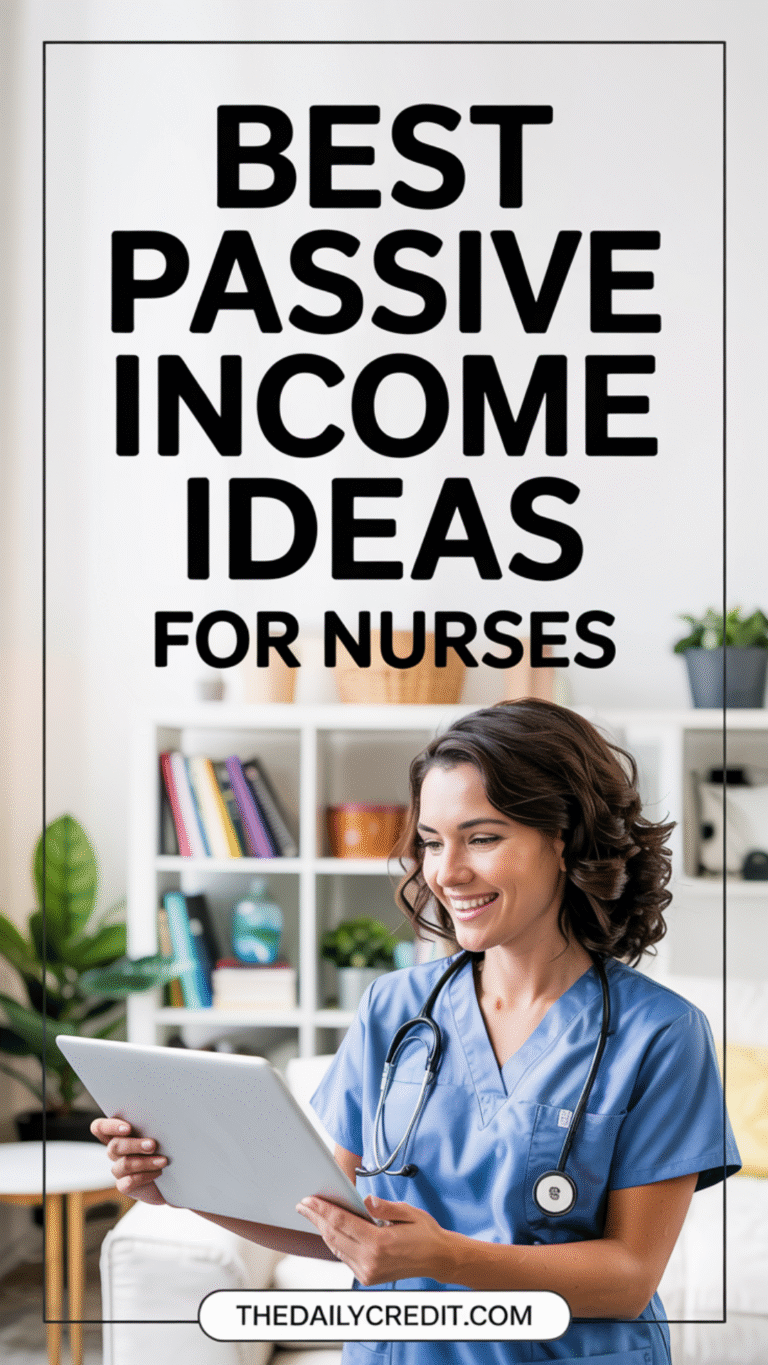 Best Online Side Hustles for Nurses Best Passive Income Ideas for Nurses