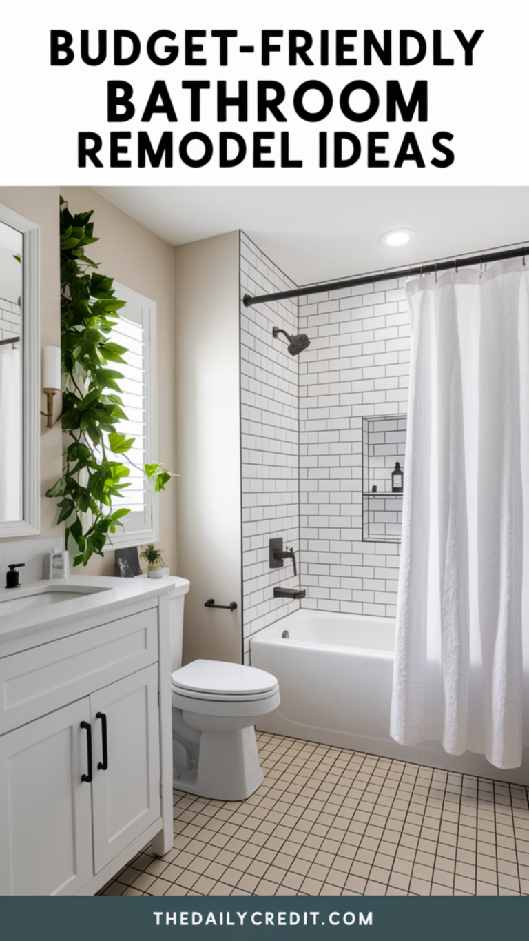 Budget-Friendly Bathroom Remodel Ideas