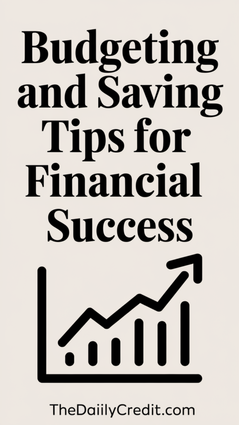 Budgeting and Saving Tips for Financial Success Budgeting and Saving Tips for Financial Success