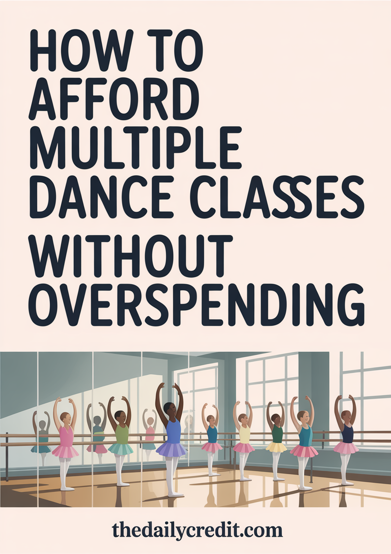 How to Afford Multiple Dance Classes Without Overspending