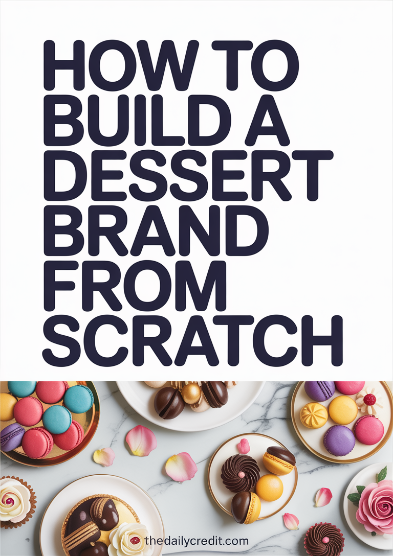 How to Build a Dessert Brand from Scratch How to Build a Dessert Brand from Scratch