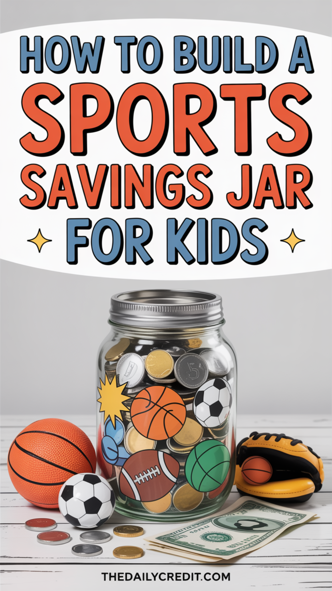 How to Build a Sports Savings Jar for Kids
