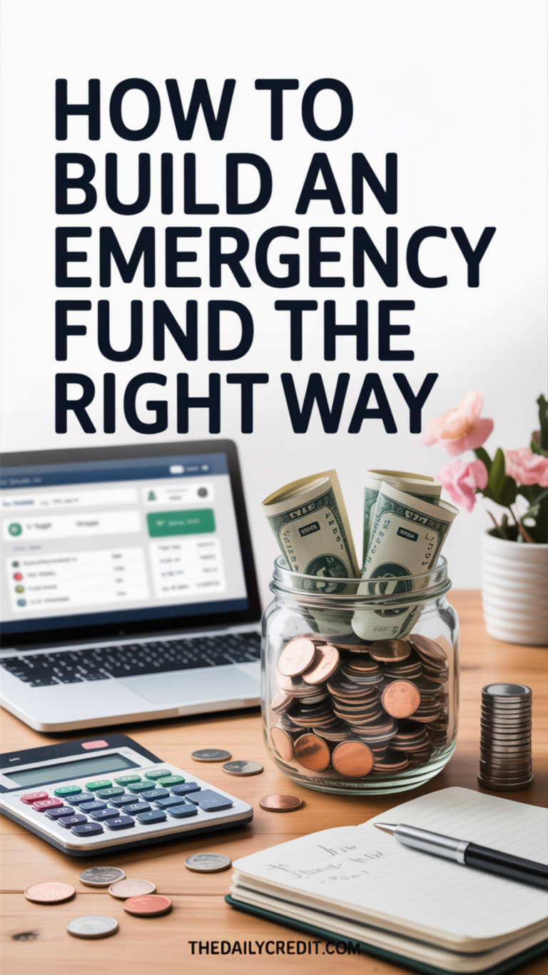 How to Build an Emergency Fund the Right Way How to Build an Emergency Fund the Right Way