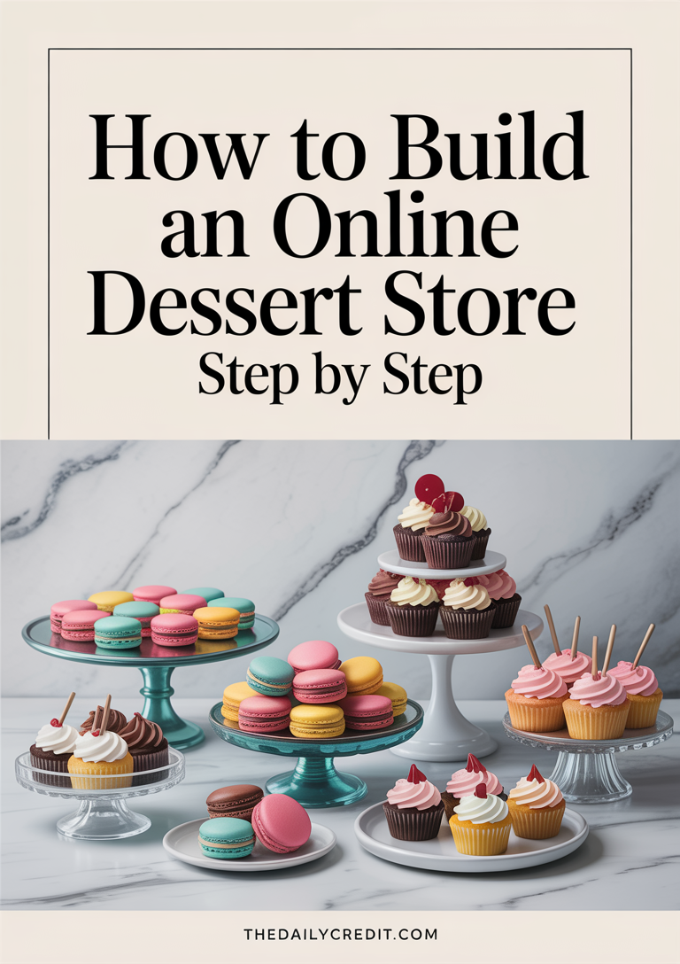 How to Build an Online Dessert Store Step by Step