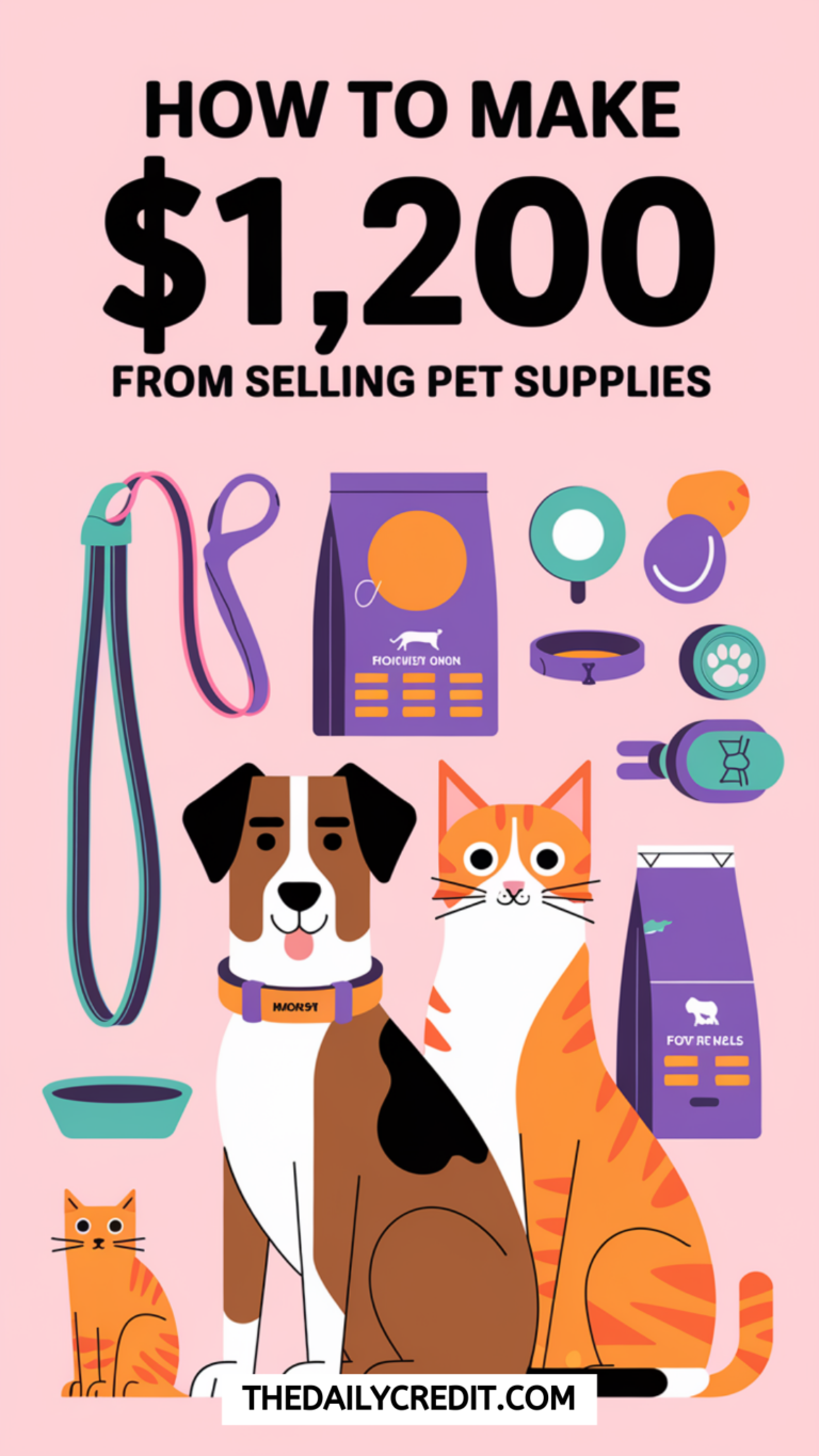 How to Make 1200 from Selling Pet Supplies