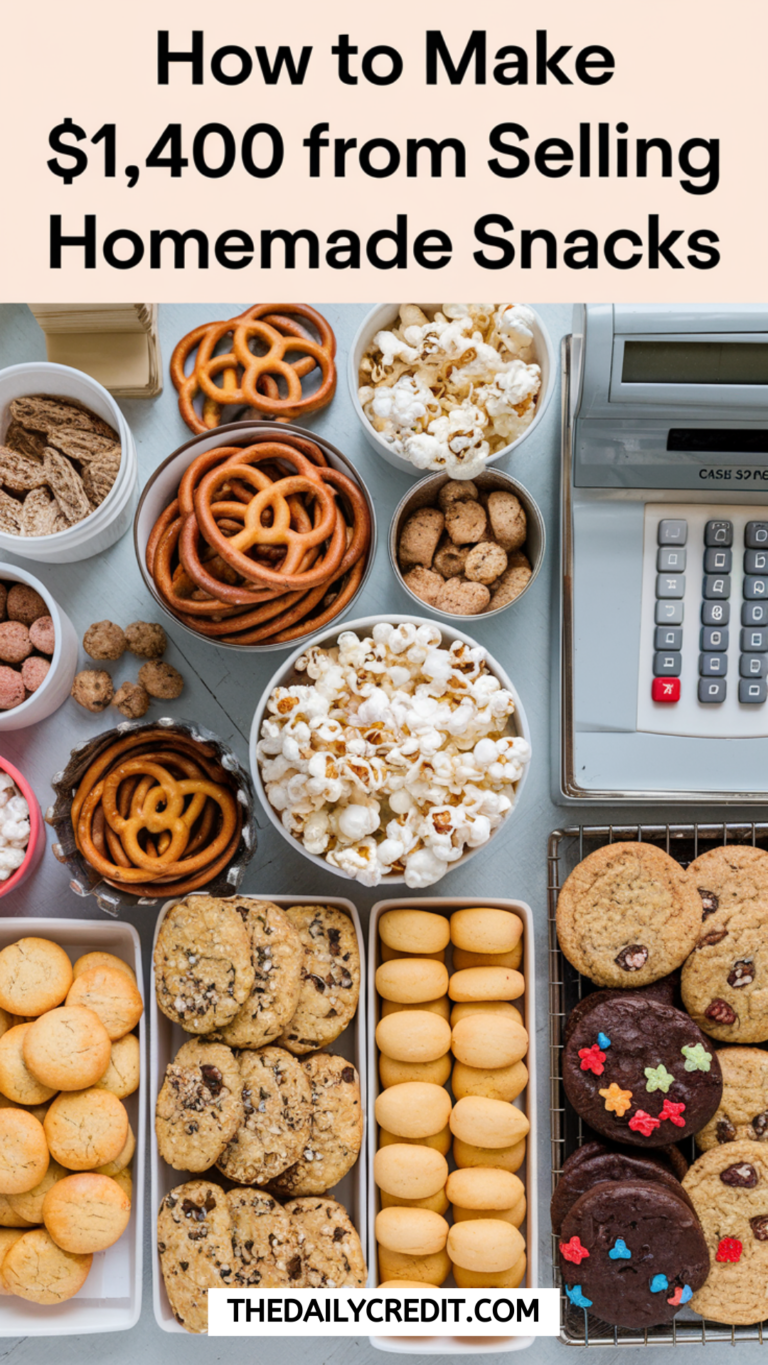 How to Make 1400 from Selling Homemade Snacks