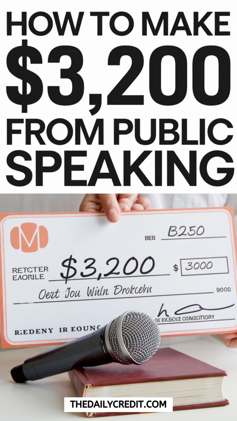 How to Make 3200$ from Public Speaking How to Make 3200 from Public Speaking