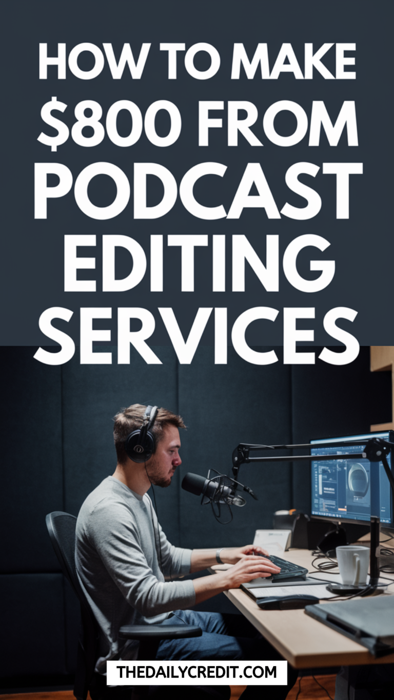 How to Make 800 from Podcast Editing Services